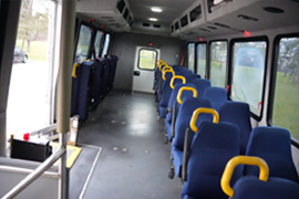 Dignity Transportation Coach Bus Interior View